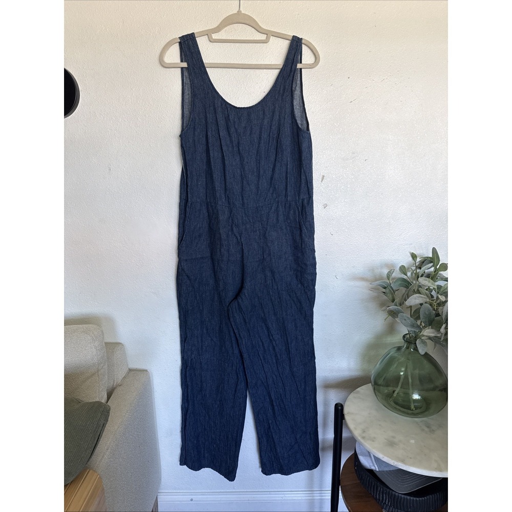 The Seea BILLIE Jumpsuit Hemp Denim Size M Overalls Beach - Picture 5 of 13
